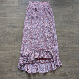 A&F floral skirt